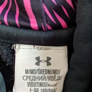 Under Armour sweatshirt.